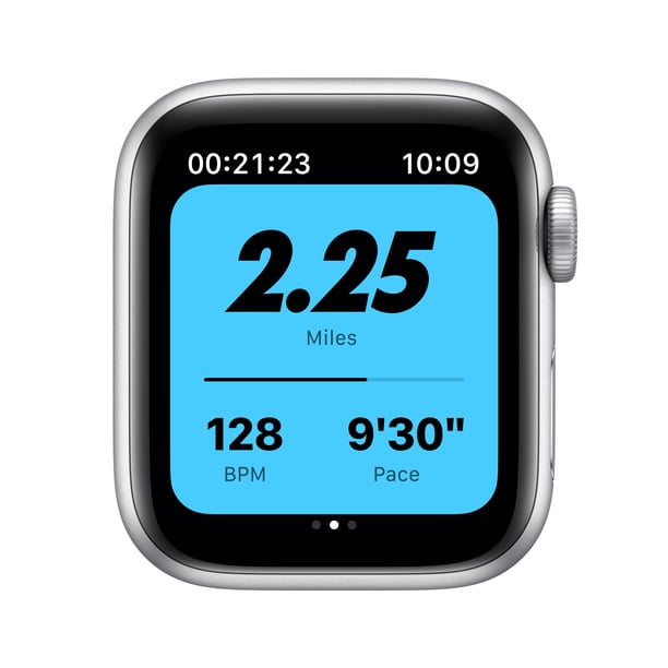 Apple Watch Nike SE (1st Gen) GPS, 40mm Silver Aluminum Case with