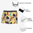 thumbnail image 3 of Balery Musical Instruments Pattern Men's Boxer Briefs, Soft and Breathable Cotton Underwear with nylon Waistband-Small, 3 of 5