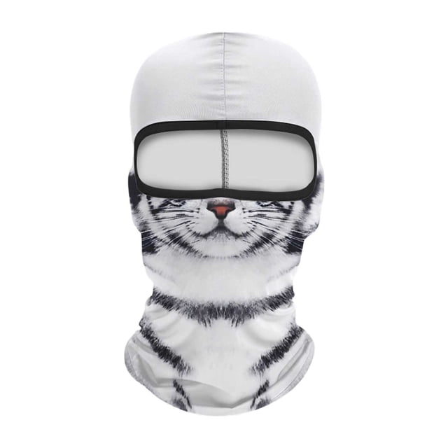 Cagoule Intégrale pour Chat Chien Animal Halloween Ski pour Sports de Plein Air, Équitation et Randonnée