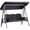 Noir, variante sur Outsunny Balançoire de Porche 3 Places, Chaise Balançoire d'Extérieur Robuste, Beige