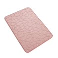 thumbnail image 1 of Abbracc 40x60cm Bathmat Quick Absorbent Machine Washable 3D Effect Coral Velvet Bath Rug Pink, 1 of 7
