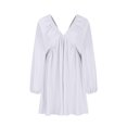 thumbnail image 5 of Robe Longueur Genou pour Femmes Col en V Longueur Genou Robe à Manches Longues Aguichant Rétro Robe Ample Aguichant Longue Robe pour Femmes Robe Ample pour Femmes Longue Robe Aguichant pour Femmes, 5 of 5
