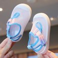 thumbnail image 1 of Girls Sneakers, Spring New Soft Soled Single Shoes Baby Walking Shoes Bow Princess Small Solid Shoes, 1 of 5