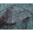thumbnail image 4 of oneOone Silk Tabby Fabric Geometric & Floral Block Print Fabric BTY 42 Inch Wide, 4 of 4