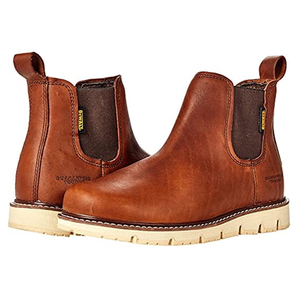 DEWALT Men's Albany PT Plain Toe Chelsea Work Boots