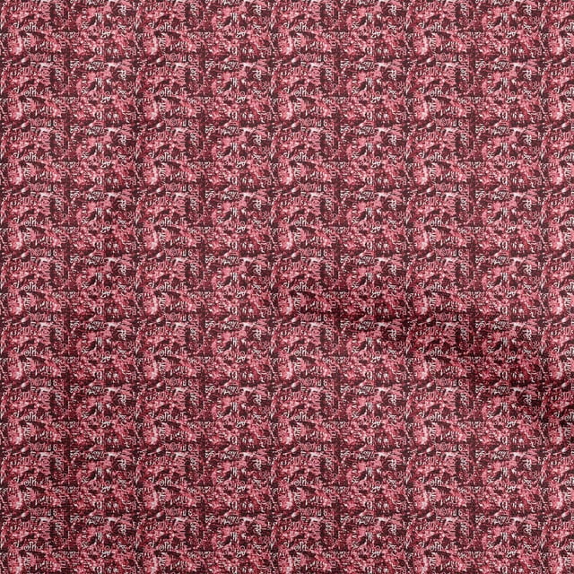 oneOone Coton Flex Rouge Tissu Abstractions Matériel de Couture Tissu Imprimé au Yard 40 Pouces de Large