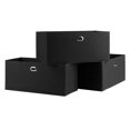 thumbnail image 1 of Winsome Torino 3 Piece Folding Fabric Basket Set, 1 of 5