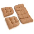 thumbnail image 1 of Blazing Needles 93180-S3-MS-CM Coussin de Causeuse Capitonné en Microsuède en Forme de U Ensemble (Ensemble de 3) - Camel, 1 of 1