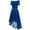 Blue, variant on Mrat Short Sleeve Off-The-Shoulder Dress Maxi Dress Evening Gown Ladies Vintage Princess Floral Lace Cocktail Off Shoulder Party Wedding Dress Boho Dress For Women