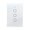White, variant on Smart Wi-Fi Wall Switch 2.4 GHz Touch Control for US Standard Wall Boxes AC100-240V 300W Per Circuit with Tempered Glass Panel and Dual-Color LED Indicators