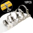 thumbnail image 3 of 10Pcs Jubilee Clips Stainless Steel Hose Clip Hose Clamp Worm Drive Hose Clip, 3 of 4