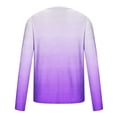 thumbnail image 4 of Meichang T-Shirt à Manches Longues pour Homme en Coton, T-Shirts Graphiques pour Homme Décontractés à Imprimé Dégradé 3D, T-Shirts Fantaisie à Col Rond Confortables à Manches Longues pour Homme, 4 of 5