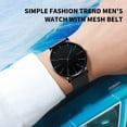 thumbnail image 2 of fastboy Montre-Bracelet pour Hommes en Alliage, Ronde à la Mode, Ajustable, Montre-Bracelet pour Garçons, Type 6, 2 of 6