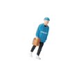 thumbnail image 3 of 1:64 People Figures Mini Deliveryman for models figurine Painted model Scenery Landscape Decoration Layout Style A, 3 of 9