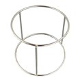 thumbnail image 2 of Seafood Tray Rack Snack Food Platter Stand Round Stainless Steel Multifunctional Durable Storage Stand for Coffee Store, Seafood Restaurant 18x15x16cm, 2 of 8
