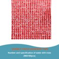 thumbnail image 3 of ziyahi Crystal Rhinestone Ribbon Clothing Accessories Sticker Convenient Using Present Decoration Sheet with Shine Appearance Exquisite red 8double side tape, 3 of 6