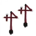 thumbnail image 1 of Burgandy Retractable Bucket Seat Belt Kit for 1959-1960 Chevy Impala Airplane 3 Point - 2 Belts, 1 of 1