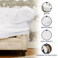 thumbnail image 2 of CHOK 2024 Housse pour Causeuse Inclinable - Gris Pâle Uni - Housse pour Fauteuil Inclinable 2 Places, 2 of 8