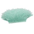 thumbnail image 2 of tredstone 1 Yard Dyed Ostrich Feather Fringe Trim Ribbon Embellishment Mint green, 2 of 8