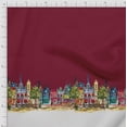 thumbnail image 3 of Soimoi Georgette Viscose Fabric Buildings Panel Print Sewing Fabric Yard 42 Inch Wide, 3 of 3