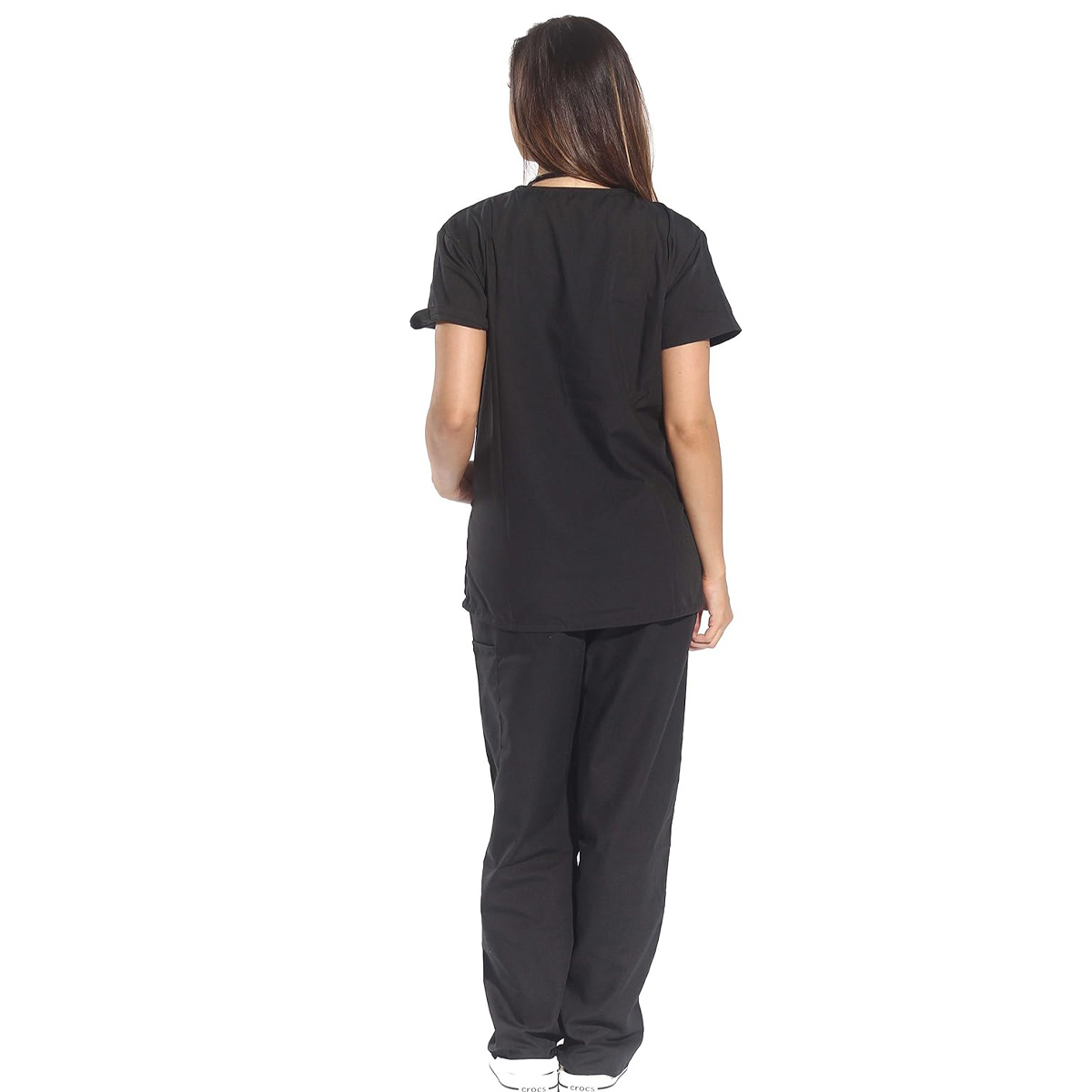 Women's Scrub Sets Six Pocket Medical Scrubs (V-Neck with Cargo Pant)
