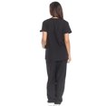 thumbnail image 1 of Ensembles de Sarraus pour Femmes à Six Poches Sarraus Médicaux (Col en V avec Pantalon Cargo), 1 of 5