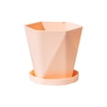 thumbnail image 3 of PpgejGEK Thickened Plastic Flower Pot for Balcony Household, Durable Container with Drainage Holes, Medium Size, 6.5x6.3x5.7 Inches, 3 of 6