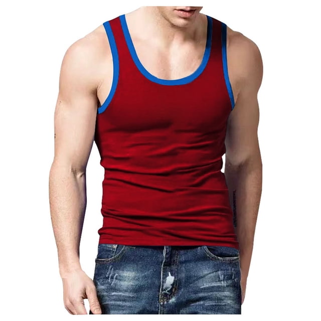 Débardeur de Sport Décontracté pour Hommes, Été, Assorti
