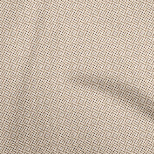 oneOone Polyester Spandex Light Brown Fabric Dot Fabric For Sewing Printed Craft Fabric By The Yard 56 Inch Wide