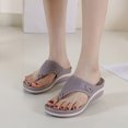 thumbnail image 4 of LSLJS Sandales pour Femmes Grande Taille Légères Chaussures Rétro Tongs de Massage Semelle Souple Pantoufles Compensées, Pantoufles pour Femmes, 4 of 9