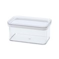 thumbnail image 2 of LSLJS Airtight Cereal Storage Container with Lids, Clear 0.9L Airtight Kitchen Food Storage Container for Grain, Sugar, Flour, Rice, Nut, Snacks, Storage Tank, 2 of 7