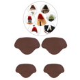 thumbnail image 4 of Semelles de Talon pour Réparation de Talon, Grips de Talon pour Hommes et Femmes, Talons Hauts Café, 4 of 8