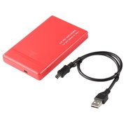 EGNMCR 2.5 Hard Drive Enclosure USB 2.0 External HDD SSD HD Caddy Case Cover OTG Disk Cover
