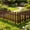 residential mini fence Under $5 a2, variant on Werulen High Low Style Yard Fence Panels, Small Garden Border Fencing Flower Beds, Residential Mini Fence Lawn Edging, Decorative Low Profile Garden Barrier, Picket Style Yard Fence Landscaping
