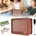 thumbnail image 2 of Boovnll Home Storage Wooden Money Box with Money and Numbers with Counter Crafts Portable Storage Case Money Saving Box for Adults Child 1Ml Storage Storage and Organization Organization and Storage, 2 of 4