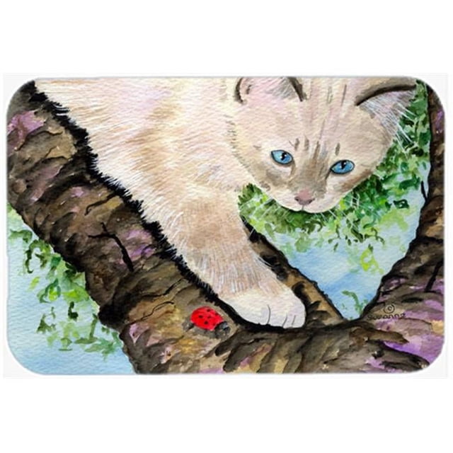 Carolines Treasures SS8276LCB Chat - Planche à Découper en Verre Birman- Grande
