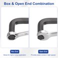 thumbnail image 3 of Combination Wrench 32mm Metric 12-Point Box and Open End 45# Carbon Steel, 3 of 7