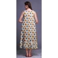 thumbnail image 2 of Bimba White34 Floral Primula Rayé Imprimé Coton Chemises de Nuit pour Femmes Robe Sans Manches Tenue de Nuit Robe Maxi Petit, 2 of 6