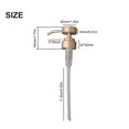 thumbnail image 3 of Stainless Steel Pump Head Push Type Lotion Pump Head 28/400 Thread Press Head, 3 of 11
