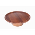 thumbnail image 2 of Home Trend Acacia Wood Cake Stand 11.8inch, 2 of 8