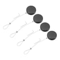 thumbnail image 1 of Retractable Cable Lock with Latch, Remote Control Security Locks with Adjustable Cord Tether Anti Theft Black, 1 of 7