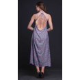 thumbnail image 3 of Bimba Robe de Plage Dos Nu Imprimée Florale pour Femmes Col Halter Long RayonDress-TTG, 3 of 6