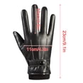 thumbnail image 3 of XYAIYT Gants d'Hiver pour Hommes, Boucle de Poignet Réglable, Écran Tactile, Compatible avec Cyclisme en Plein Air, Cadeau de Course, Costume Décontracté en Polyester et Velours, Chaud et Coupe-Vent pour Temps Froid, 3 of 7