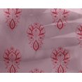 thumbnail image 4 of oneOone Georgette Viscose Fabric Floral Block Printed Fabric 1 Yard 42 Inch Wide, 4 of 4