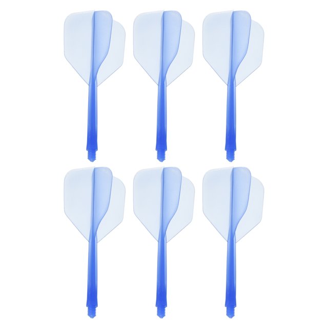 Unique Bargains Vols à Fléchettes Intégrés, Ensemble de 6 Fléchettes Durables, Bleu