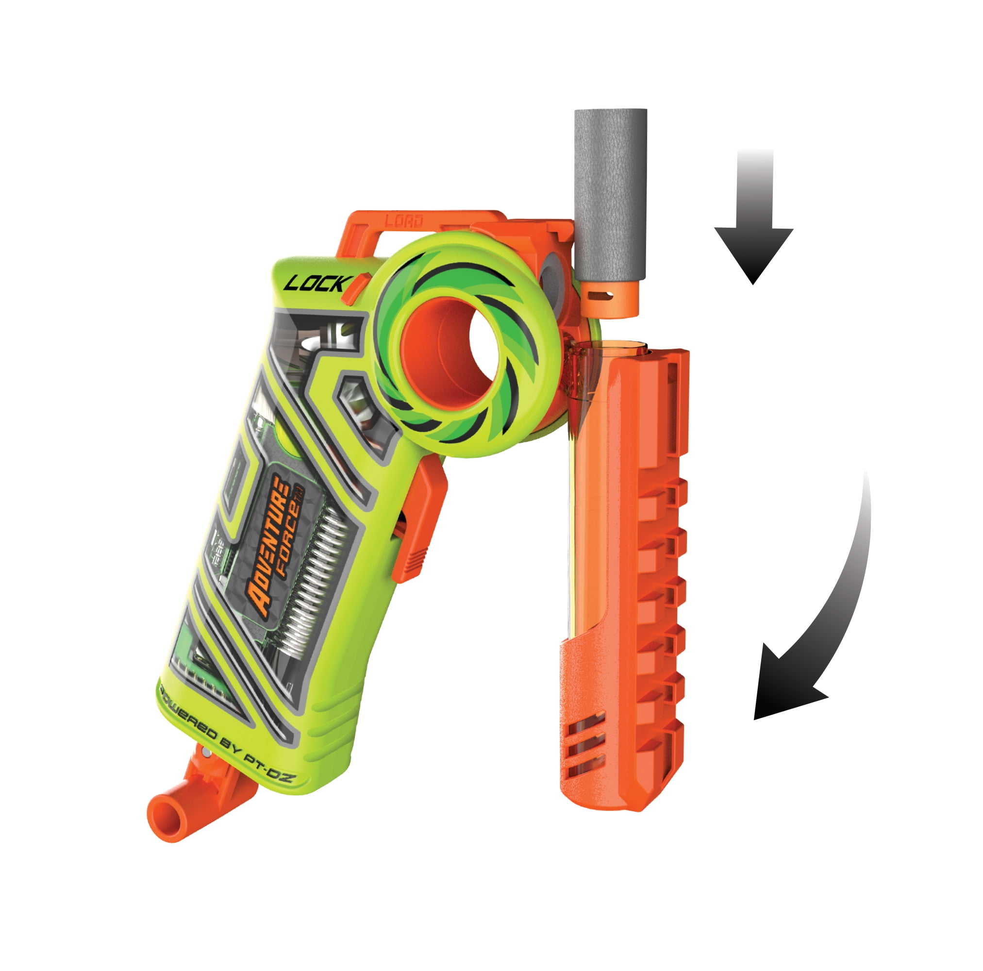 Lance-fléchettes Adventure Force Tactical Strike Cricket Pro mi-longueur Quick-Flip Pro