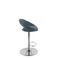 thumbnail image 4 of CorLiving Round Open Back Adjustable Fabric Barstool, set of 2, 4 of 9