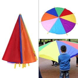 Lot De 8 Parachutes DIY Soldats à Lancer – Jouets Volants Personnalisables En Polyester – Extérieur