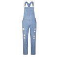 thumbnail image 4 of cllios Deals 2024 Bib Overalls for Men Denim Regular Fit Outdoor Work Washed Jeans Jumpsuits Stylish Pocket Ripped Overalls, 4 of 8
