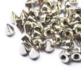 thumbnail image 1 of Abody Silver Rivets Cone Shape Spikes Screwback Studs DIY Craft Cool Punk Metal Fixing Tool Kit for Belts Jackets Leather Crafts and Repairing Decorating Product, 1 of 6